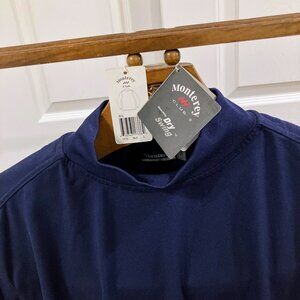 Monterey Club Mock Neck Activewear Shirt - Dry Swing Collection - Long Sleeve
